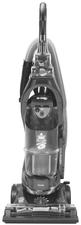 Operations Handle positions Press the handle release pedal, located on the lower left side of the vacuum, with your foot to place your vacuum into one of three cleaning positions. 1.