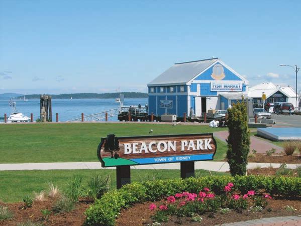 3.1 Existing Land Use Parks: The OCP recognizes three parks within the downtown area: 1. Bevan Park, located on the south side of Beacon Avenue at the entrance to downtown Sidney.