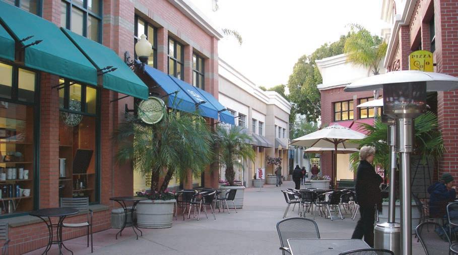 A densely inhabited town center creates an exciting place to live and promotes a positive pedestrian atmosphere allowing residents to enjoy the convenient availability of community services, retail