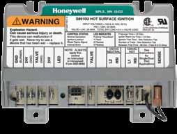 ignition timings Natural or LP gas All retrofit accessories included Replaces over 650 Honeywell and competitive products Y8610U Universal IP Retrofit