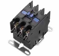Relays/Contactors/Transformers Contactors Honeywell offers definite-purpose contactors for heating, cooling and refrigeration applications. Available in 1, 2, 3 and 4 pole configurations.