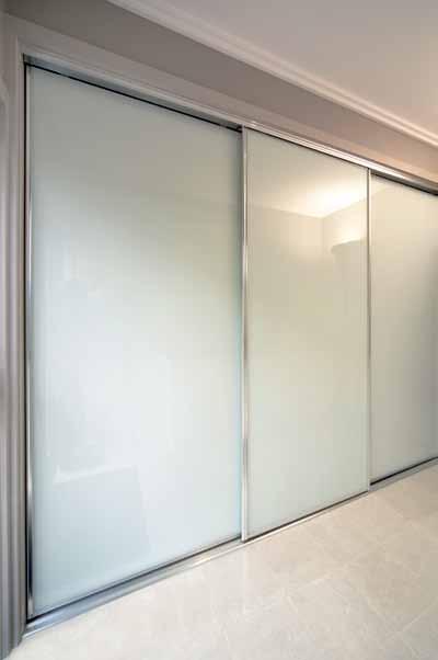 If you only use part of your wardrobe on a regular basis, sliding doors are the ideal option.