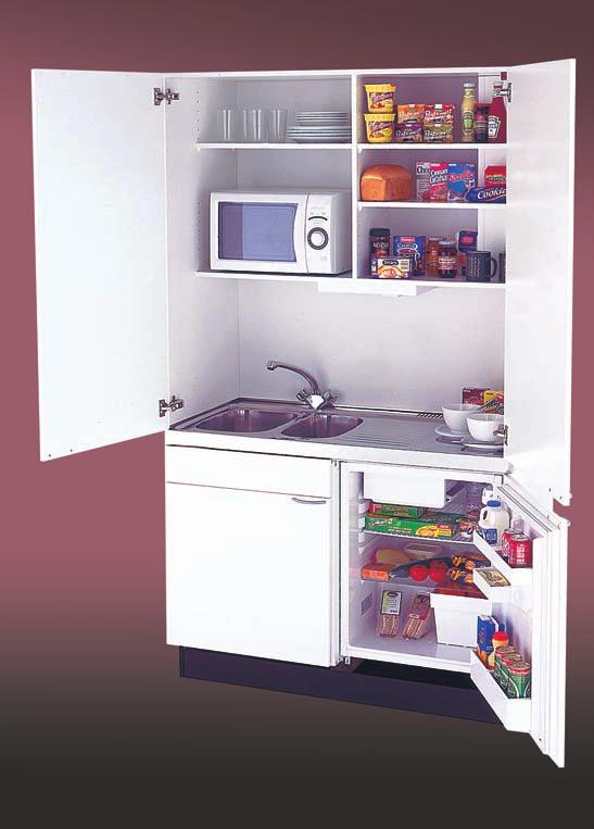 units supplied assembled White laminate cabinet construction Choice of