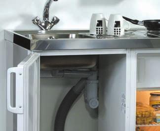 microwave & pan drawer BB10 1000W x 530H laminate backboard