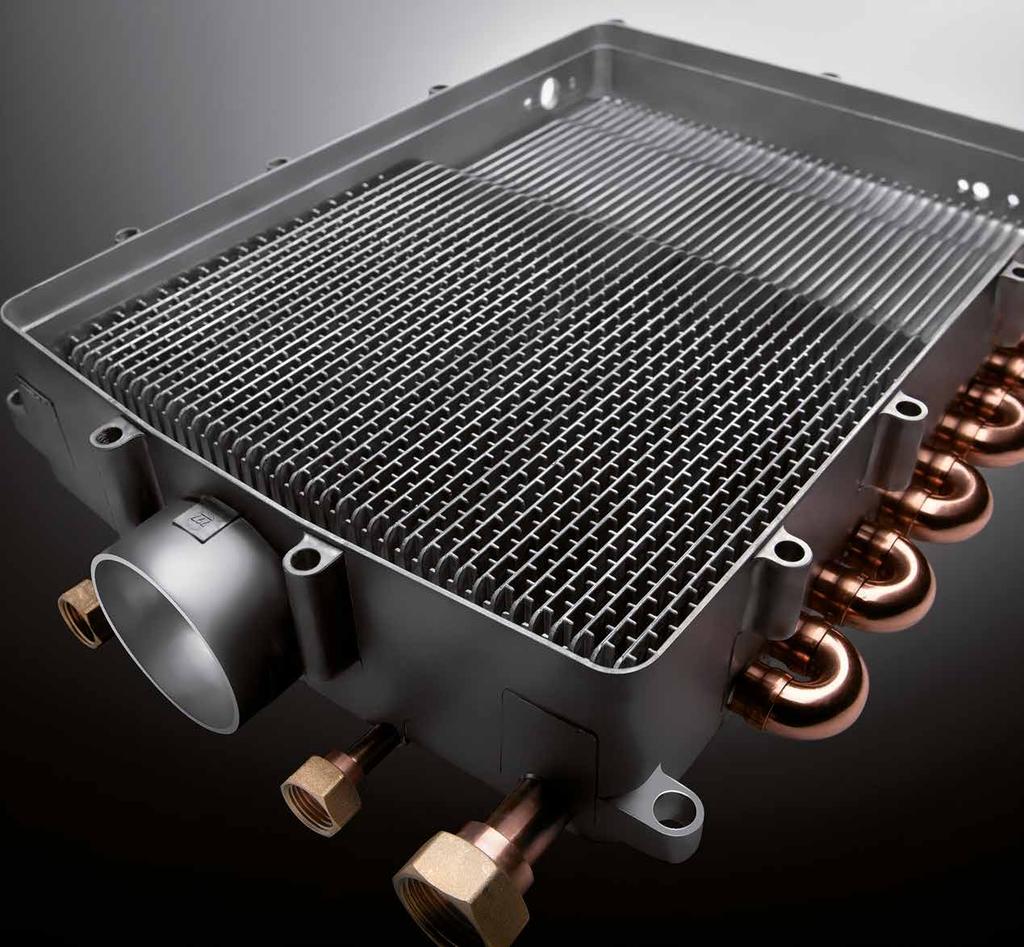 LESS PARTS MORE RELIABILITY BUILT TO LAST Every Intergas features our unique back-to-back, two-in-one heat exchanger that reduces heat losses and