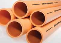High impact and temperature resistance Larger internal diameter pipe (SDR 13.