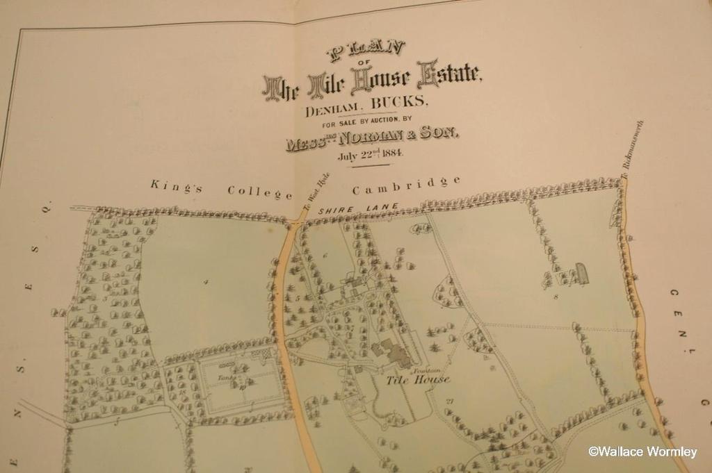 Map of the Tile House estate,