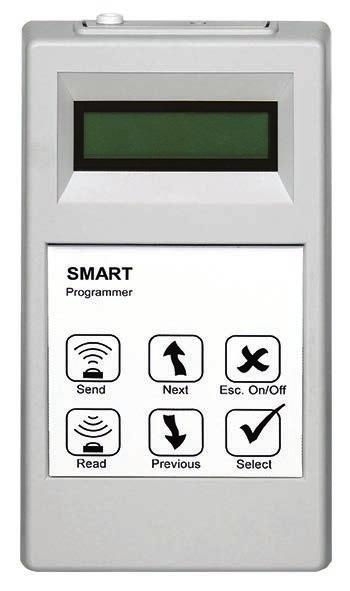 ACCES- SORIES DSI SMART Programmer Product description Optional infra-red programming unit for DSI-SMART PTM or ILD 1 44 2,5 100 Settings can be read and modified Programmable functions such as light