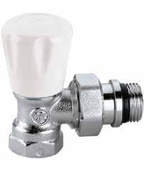 page 4 of 12 manual RADIATOR valves The following series of manual and lockshield valves are typically used for controlling and regulating the fluid flow in heat emitters of central heating systems.