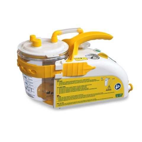 SUCTION EQUIPMENT DOMI DC FOR HOMECARE, HOSPITAL USE, FIELD USE AND AMBULANCES 12V DC DESCRIPTION AND INTENDED USE The DOMI DC is a rechargeable battery and mains powered suction pump (using the