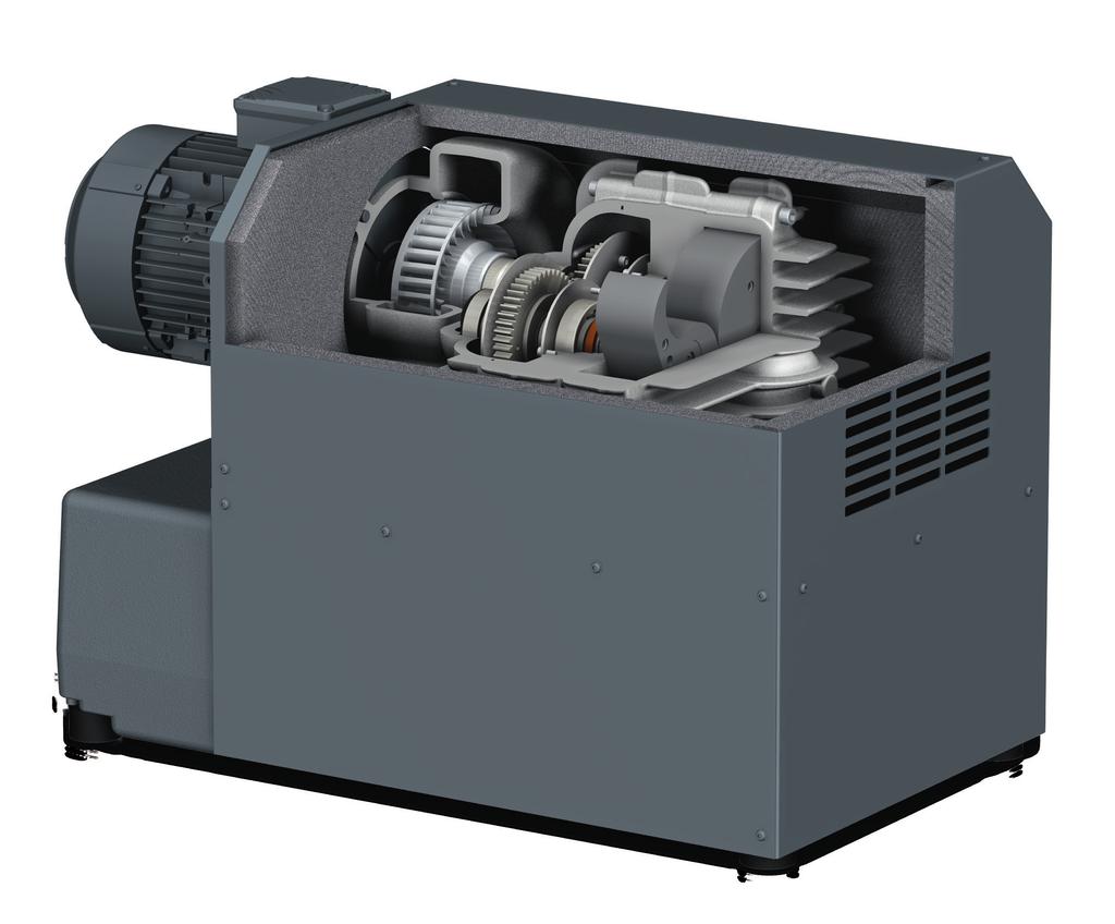 Technical Features 3 1 1 Excellent performance Latest claw vacuum technology Single-stage, two-shafted claw vacuum pump Constantly high pumping speed throughout the service lifetime of the unit Long