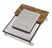 Surface Mount Floor Cover Kit Used as a surface-mount transition point between UnderCarpet and round cable Ideal for use over existing poke-thru fittings.
