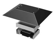 25 inches wide Must order surface mount box (1375033-1) separately Transition blocks for power and communications not included Description Color Part Numbers Surface Mount Floor Cover Kit lack