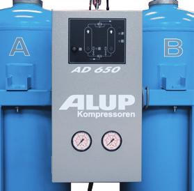 Regeneration phase: How to decrease your consumption One feature of AD adsorption dryer technology is the small amount of air required to eliminate water previously adsorbed by the desiccant material