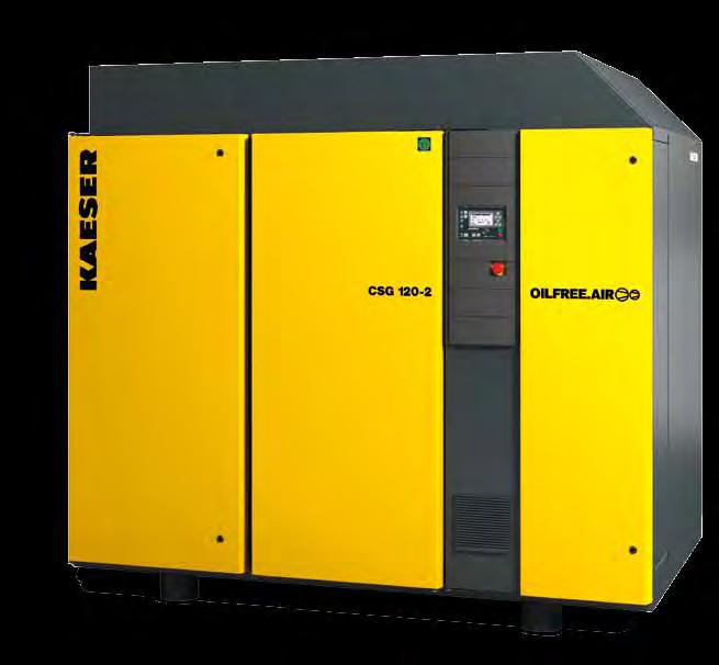 Dry-Running Rotary Screw Compressors 2-Stage,