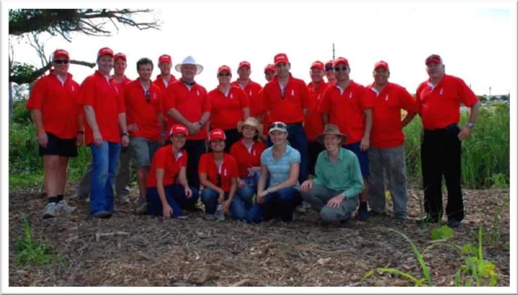 Also in 2007, Coca Cola Amatil staff joined OCCA and spent a day at the Oxley Creek Common where they planted an area with native species.