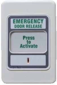 EM-REX Emergency Exit Device for use with Access Control Systems The Em Rex (Emergency Exit Device) is an emergency door release unit which can be used on its own or in conjunction with the Prox Rex