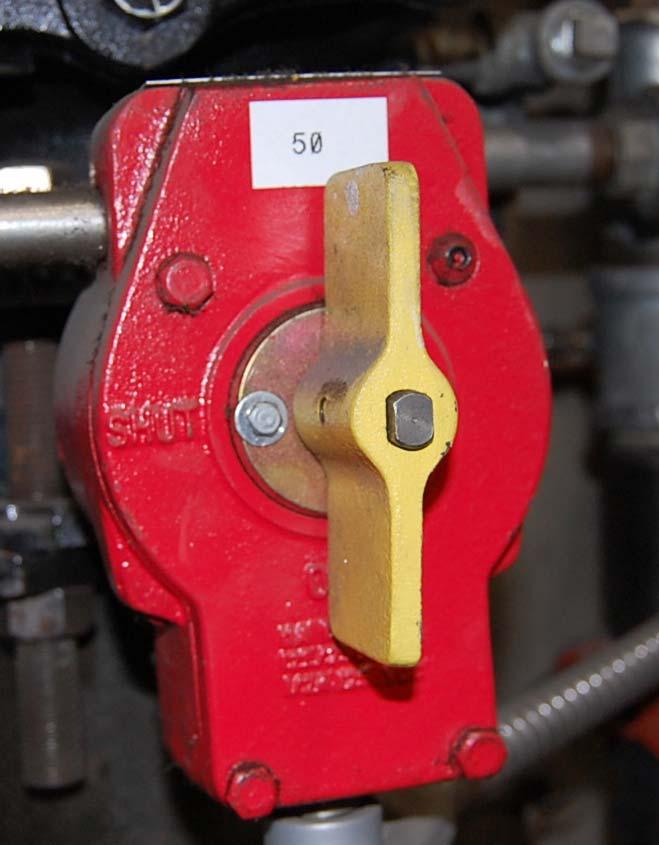switches on all sprinkler systems shall be electrically supervised. (EXCEPTIONS) Control valve supervisory signal device In this image the valves are monitored by a fire alarm.