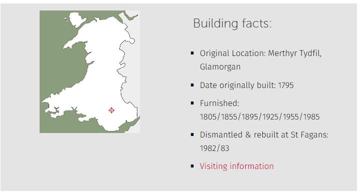 Before your visit Student A Look at this information about the Rhyd-y-Car terrace of houses taken from the St Fagans website. Some information is missing.
