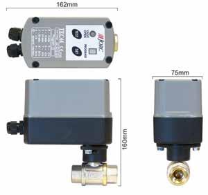 Timer cycle range (On / OFF) Actuator PCB Time cycle indication TEST feature Valve type Valve orifice Valve seals Inlet/outlet connections Inlet connection height