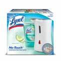 LYSOL NO-TOUCH HAND SOAP STARTER KIT 4 ct/4 19200-85299 Dispenser Only Stainless 8.5 oz/2 19200-85687 Stainless and Refill Aloe 8.