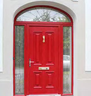 Because the Monocoque structure is so strong the door consists of one frame and leaf for a very