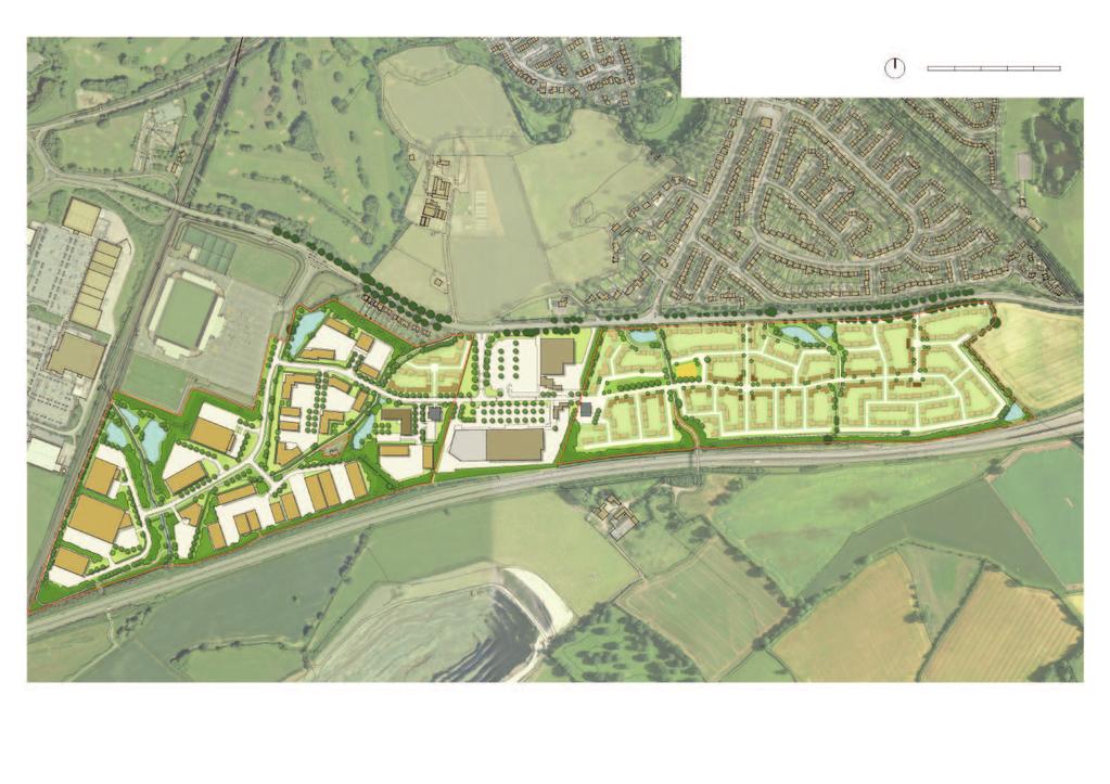 Rowton Road Oteley Road (B4380) The Planning Application The Illustrative Masterplan below shows how the development could be laid out.