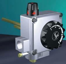 Pilot outlet gas flow adjustment and main outlet flow adjustment are available.