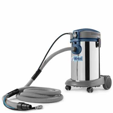 POWER T D 36 P/I COMBI DRY VACUUM CLEANERS WITH ELECTRIC AND PNEUMATIC TOOLS CONNECTION Medium capacity dry vacuum cleaner, equipped with a powerful and high efficiency New Generation motor; it can