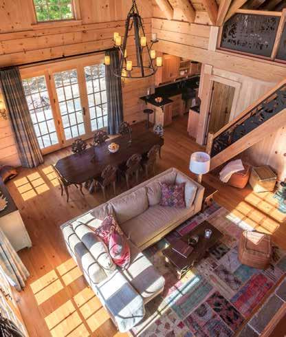Both Real Log Homes and Timberpeg offer custom design services, a variety of floor plans that can be customized, personal sales representatives who help customers navigate those plans according to