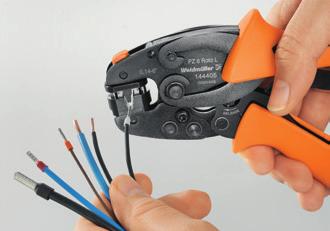 impressively firm grip at the contact point. This prevents cables of 0.14 to 10 mm² (AWG 26 to 8) from twisting at the connect point.