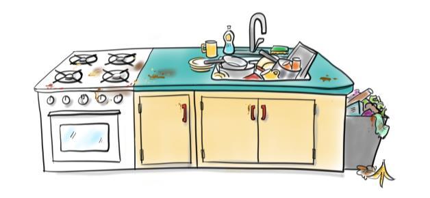 Also check out The Healthy Home Checklist video: http://ddssafety.net/everyday-life/healthy-homes/video-healthy-homeschecklist. Clean Kitchens and Bathrooms Every Day.