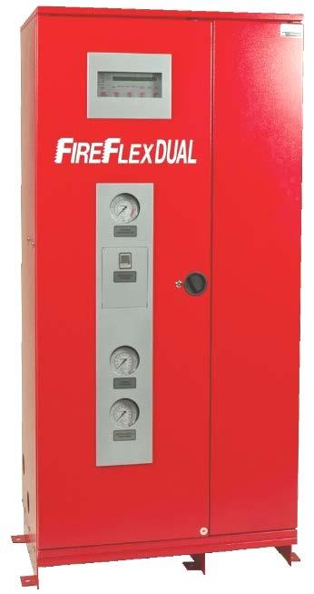 The FireFlex DUAL System uses Engineered SEVO 1230 FORCE500 Clean Agent Fire Suppression System for Class A, B and C fires.