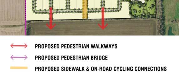 Pedestrian Routes: Sidewalks along Perth