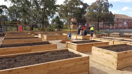 Pavilion School Sylvester Hive Community Garden Description: Partnership between Darebin Council, Pavilion School and the local community to activate underutilised school land and foster connections