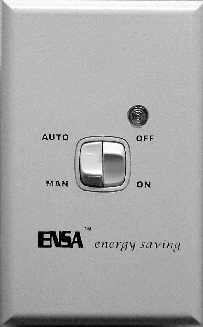 Introducing the Revolutionary ENSA ENergy SAving Wireless Light Switch The ENSA Energy Saving Wireless Light Switch (Patent Protected) is a unique device that replaces the standard light switch in a