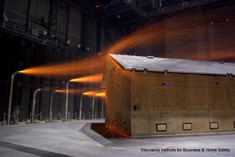 How a house burns from