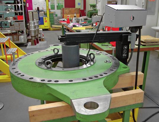 bearing on the shaft, once the specified mounting temperature is reached.