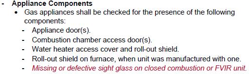 24: NGAT 24 18 Added criteria for sight glass: Added to address issues encountered in the field. 99.