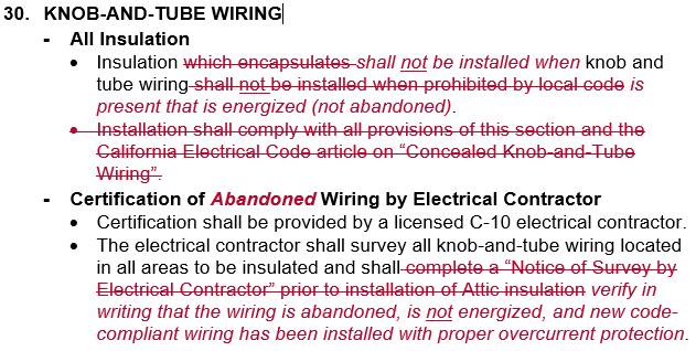 12. 3: Attic Insulation (preface) 3 D Utility policy 13. 3: Attic Insulation (preface) 3 E Alignment with Statewide P&P 14.