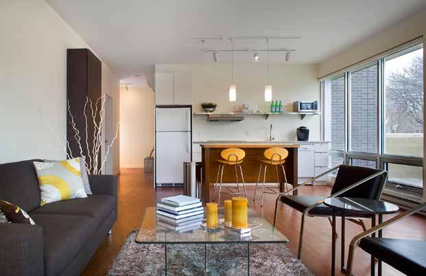 301 Kenwood, EXAMPLES HVAC conduits integrated as a design element open the