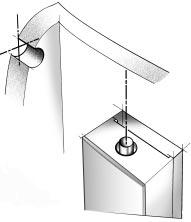 Note; if an additional U trap is fitted between the appliance and the discharge point, then a visible air break is necessary between the appliance and trap, because a trap is already provided within