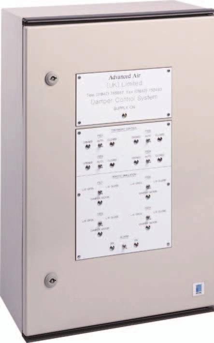 System 11 Specification Smoke & Fire Damper Control System 11 Actively prevents the spread of smoke and fire through a ductwork system Introduction The System 11 control panel is a basic damper