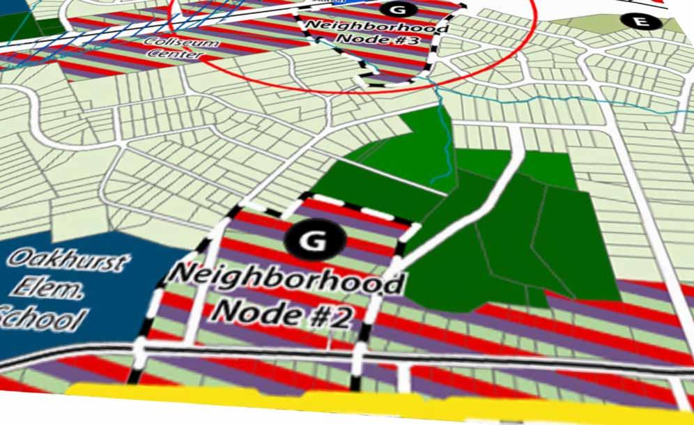 Neighborhood Node Example Concept MONROE ROAD NODES