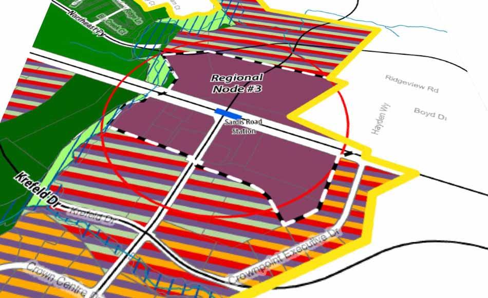 Regional Node Example Concept FUTURE LAND USE: Transit-Oriented Development