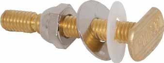 100% deluxe closet bolt kits deluxe closet bolt kits THE BOLT: Our bolts are made in the U.S.A. from the purest brass or copper content available.