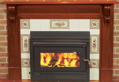 FIREPLACE INSERTS EDWARDIAN & VICTORIAN Large Edwardian Insert The Large Edwardian Insert has all the features and appeal of the Medium Edwardian, but has a much larger heating capacity.