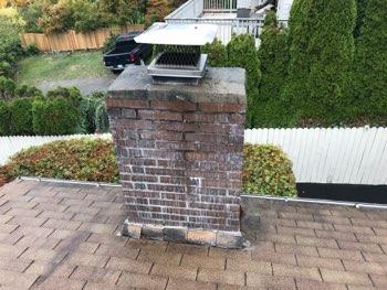 5. Chimney Brick masonry chimney appeared in
