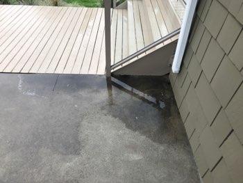 Extensions longer than 3 feet may be required if grade slopes toward the house where splash blocks or extension end.