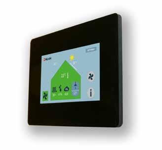 AUTOMATION CTS 700 Touch panel The Compact P is controlled by its CTS 700 touch panel, which provides a wide range of functions, including menu-controlled operation, week programmes, time-controlled